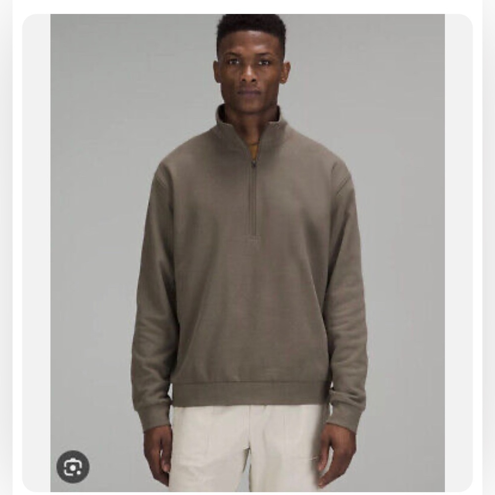 NWT!Mens Lululemon French Terry Oversized Half zip